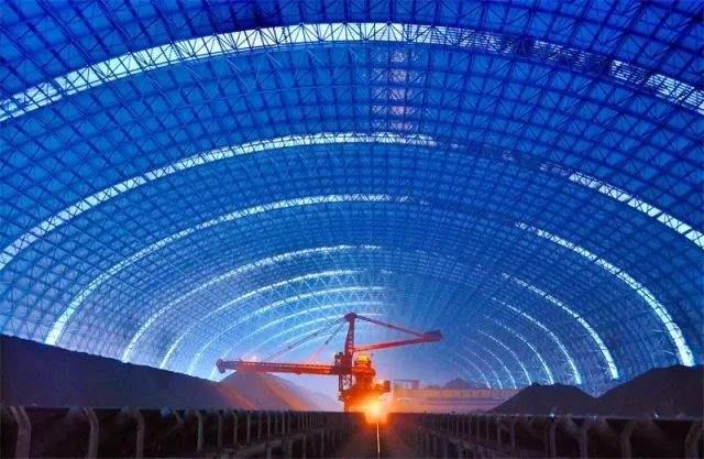 萍乡亿优钢构工程师为您解析原料场封闭技术的特点和类型